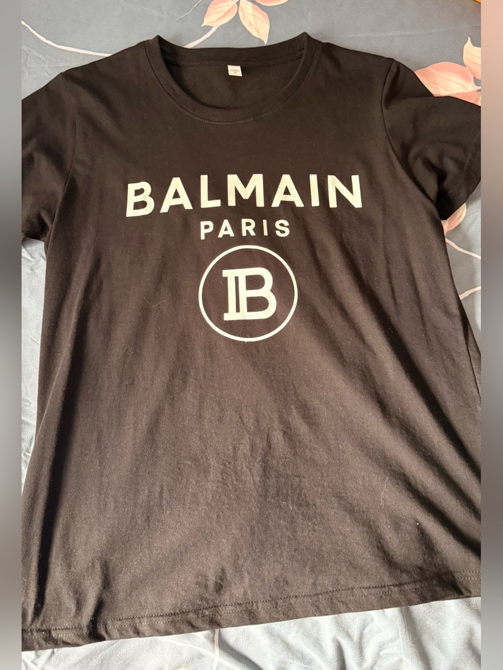 Black T-Shirt with White Logo